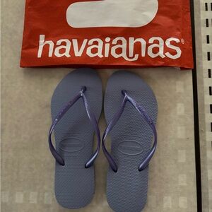 Havaianas Purple Flip Flops